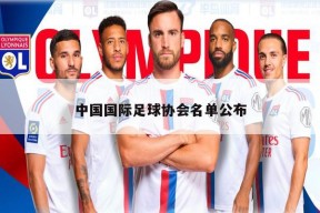 中国国际足球协会名单公布